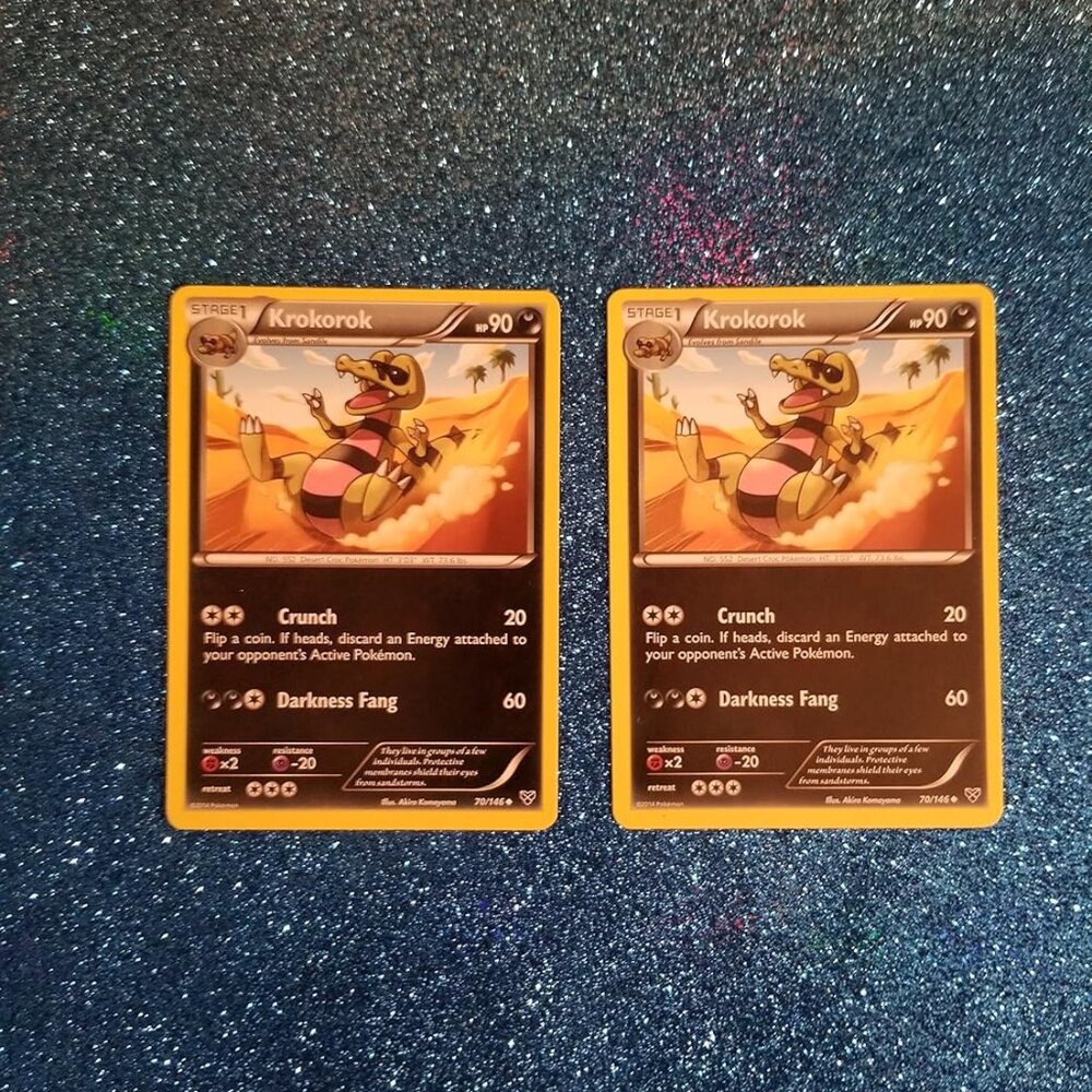 Pokemon® Card Lot 002 Cards KROKOROK Pokemon X & Y (70/146)